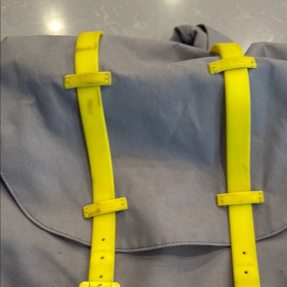 Herschel Supply Company Gray and Yellow Backpack - Picture 3 of 7
